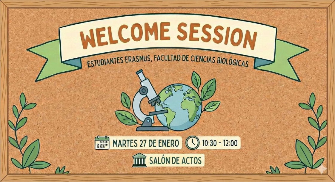 Bienvenida Erasmus / Welcome Erasmus. 27 de enero, 10:30 h.